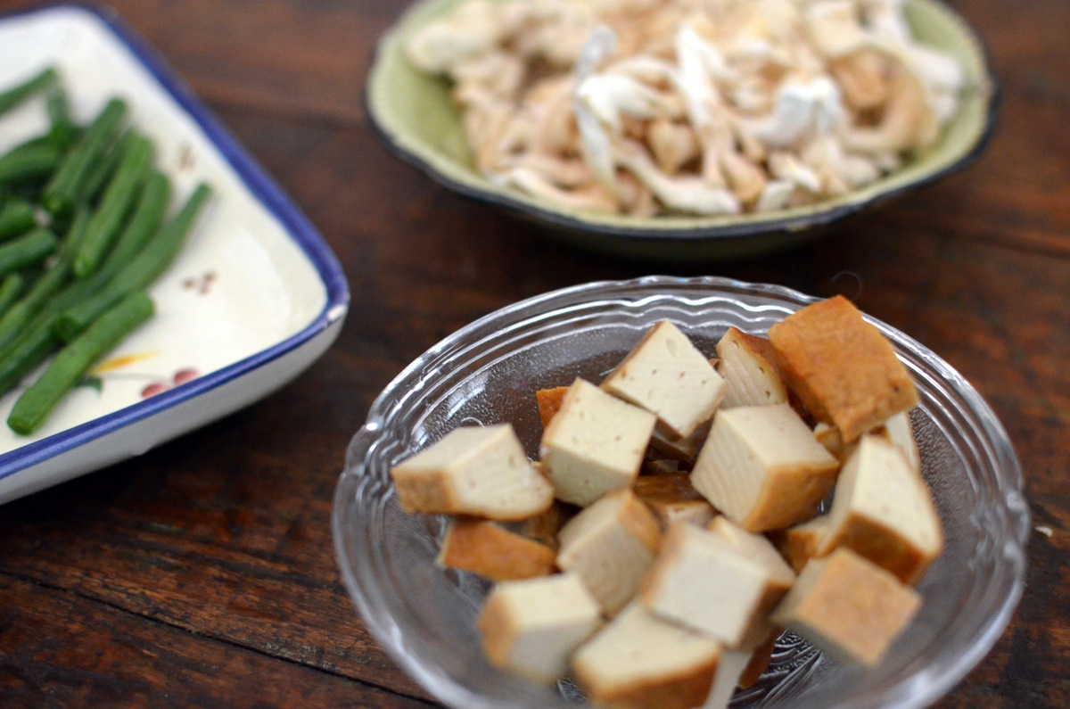 receita de shimeji com tofu vegetariano