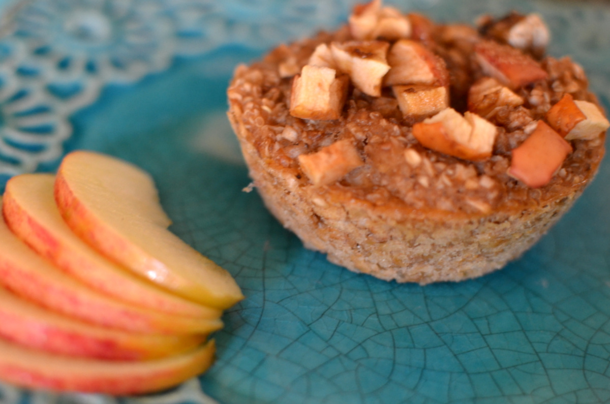 muffin de quinoa e maçã