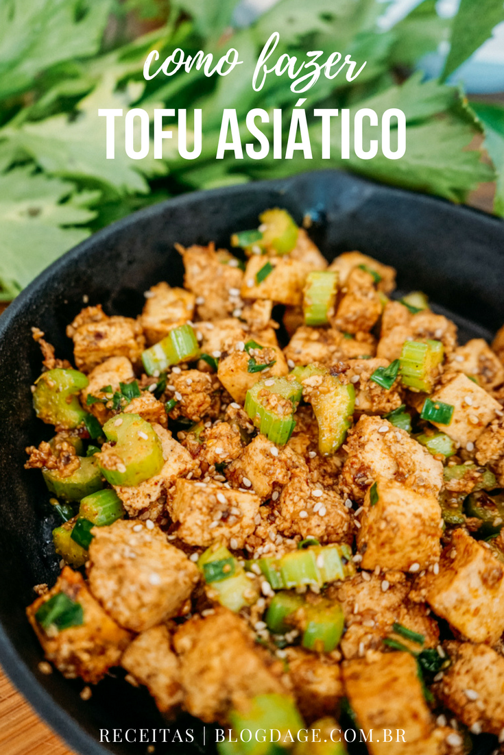 Como fazer tofu asiático